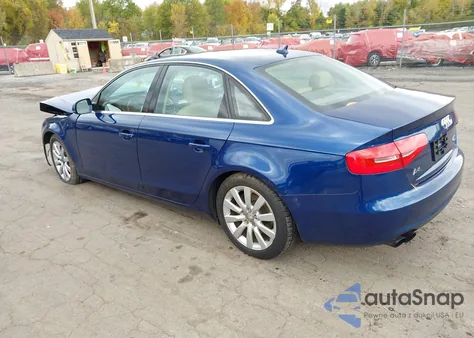 2013 Audi A4 2.0T Premium z USA, uszkodzony, nr VIN WAUBFAFL4DN017131